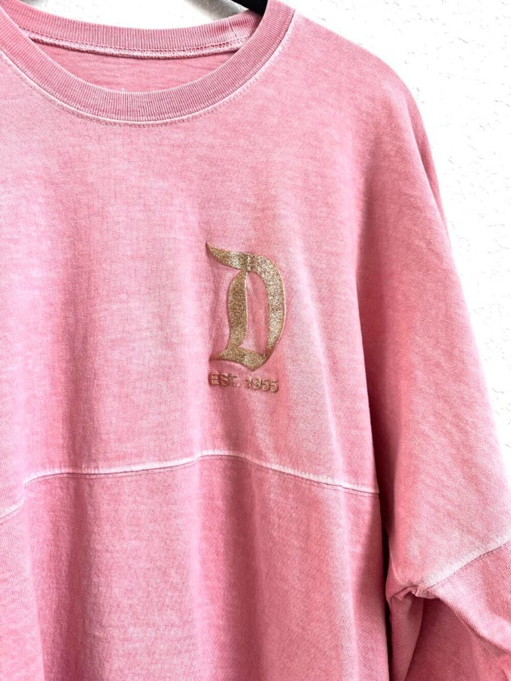 Disneyland Resort Spirit Jersey Pink Gold Glittery Lettering - Picture 6 of 14